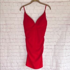Emerald Sundae Vibrant‎ Red Mini Dress Woman’s Size Medium